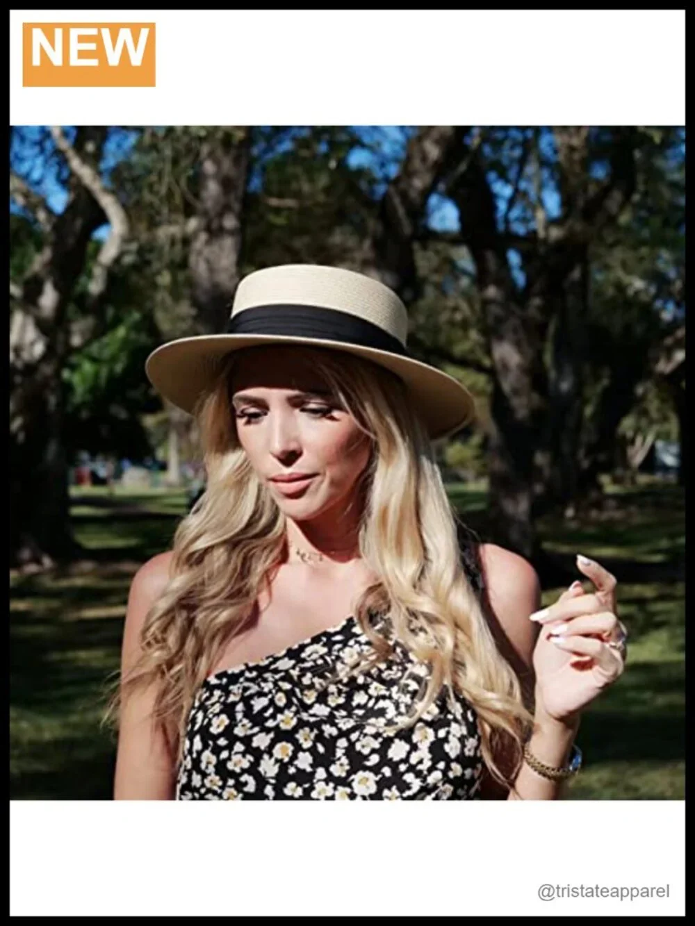 Women's Wide Brim Straw Boater Hat Foldable Packable Beach Sun Hat